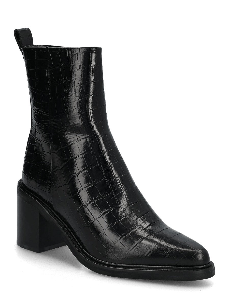 Billi Bi - Booties - støvletter - black monterrey croco - 0