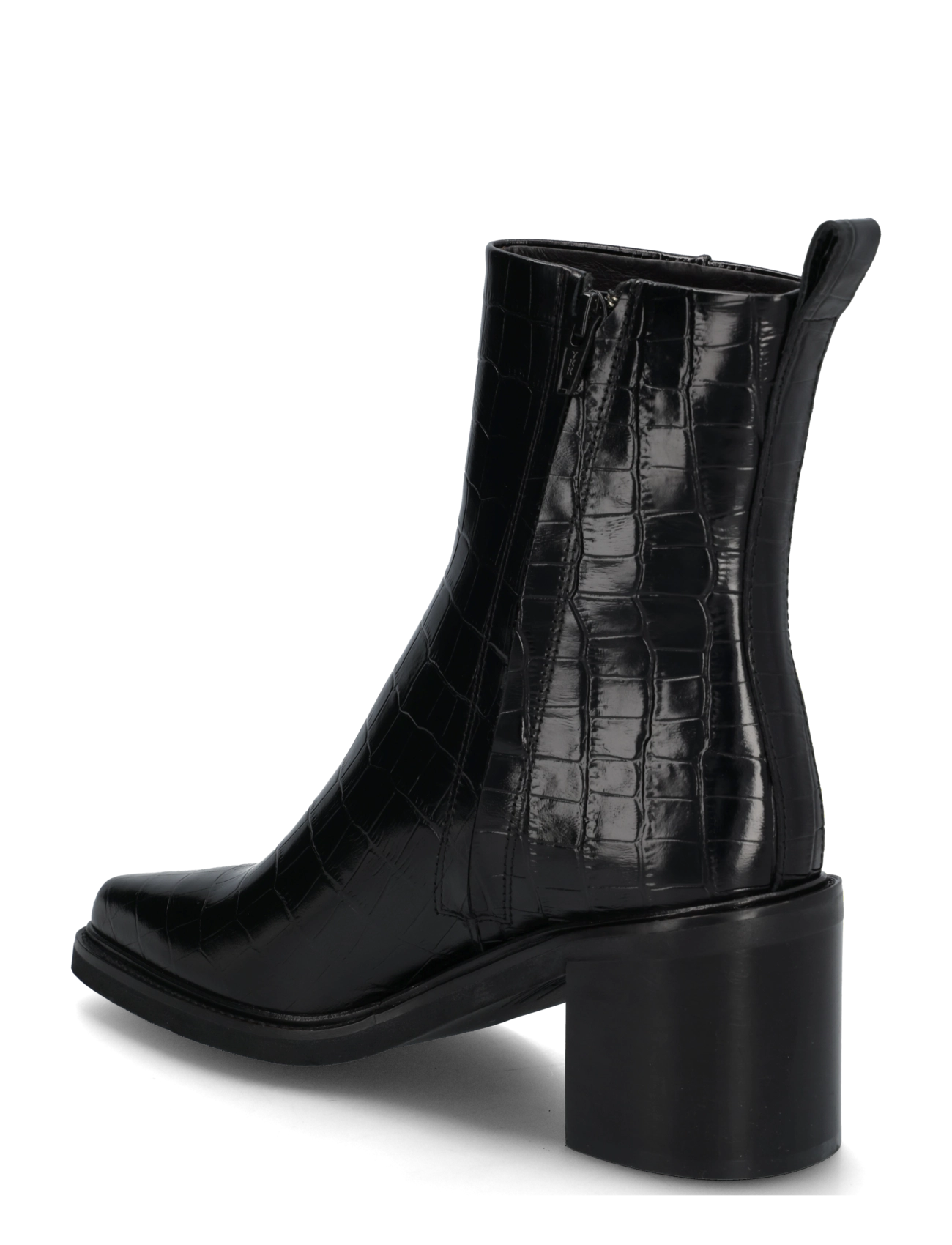 Billi Bi - Booties - kontsaga poolsaapad - black monterrey croco - 1
