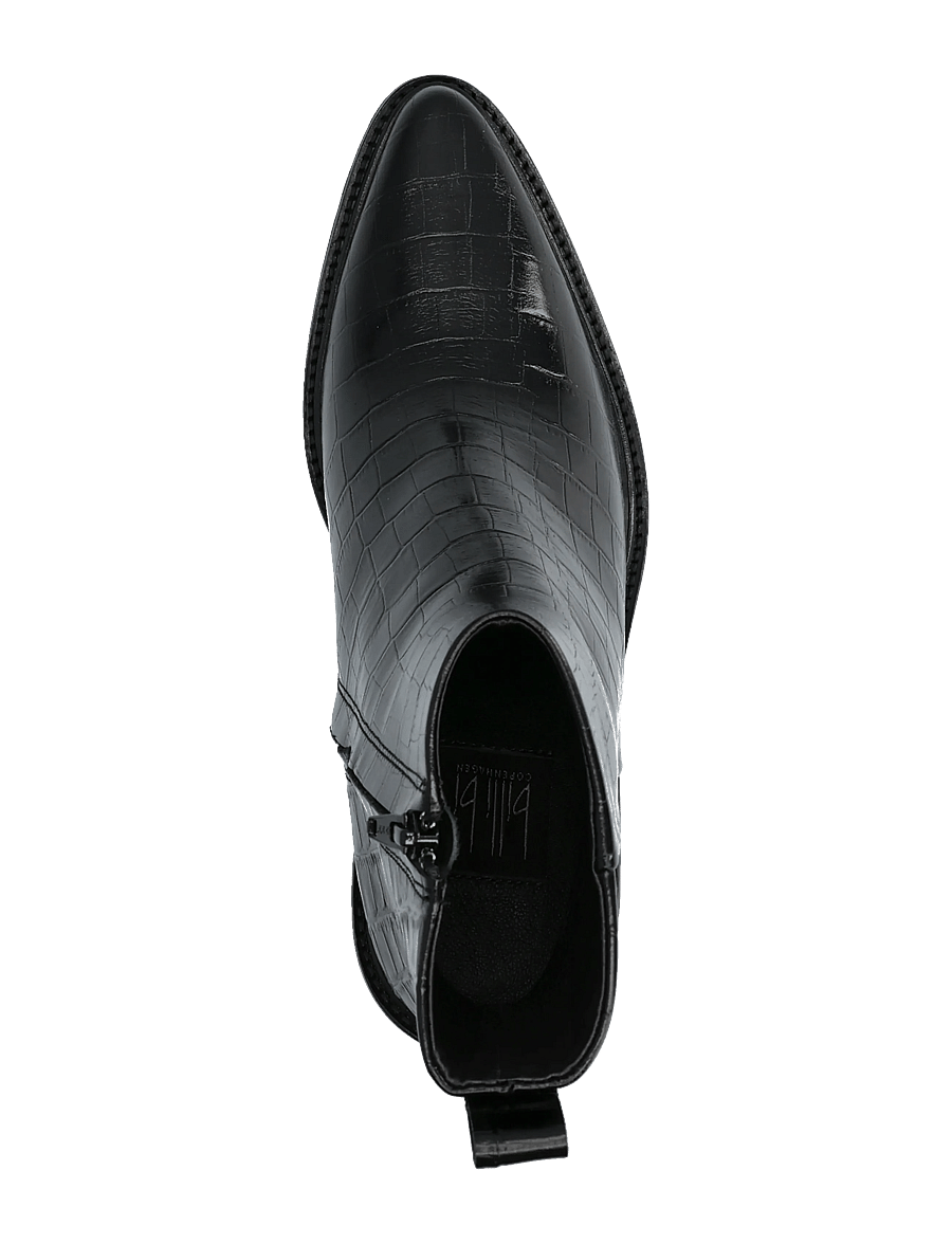 Billi Bi - Booties - støvletter - black monterrey croco - 3