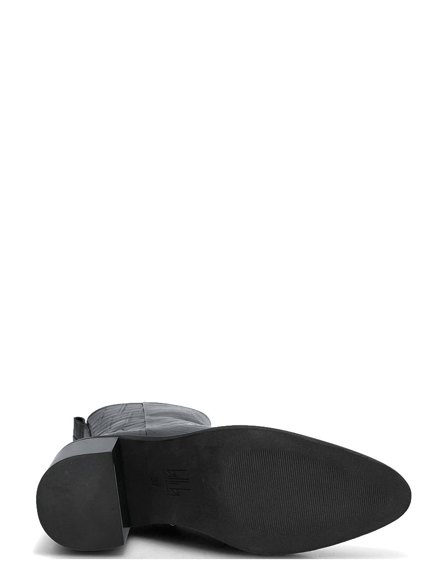 Billi Bi - Booties - kontsaga poolsaapad - black monterrey croco - 4