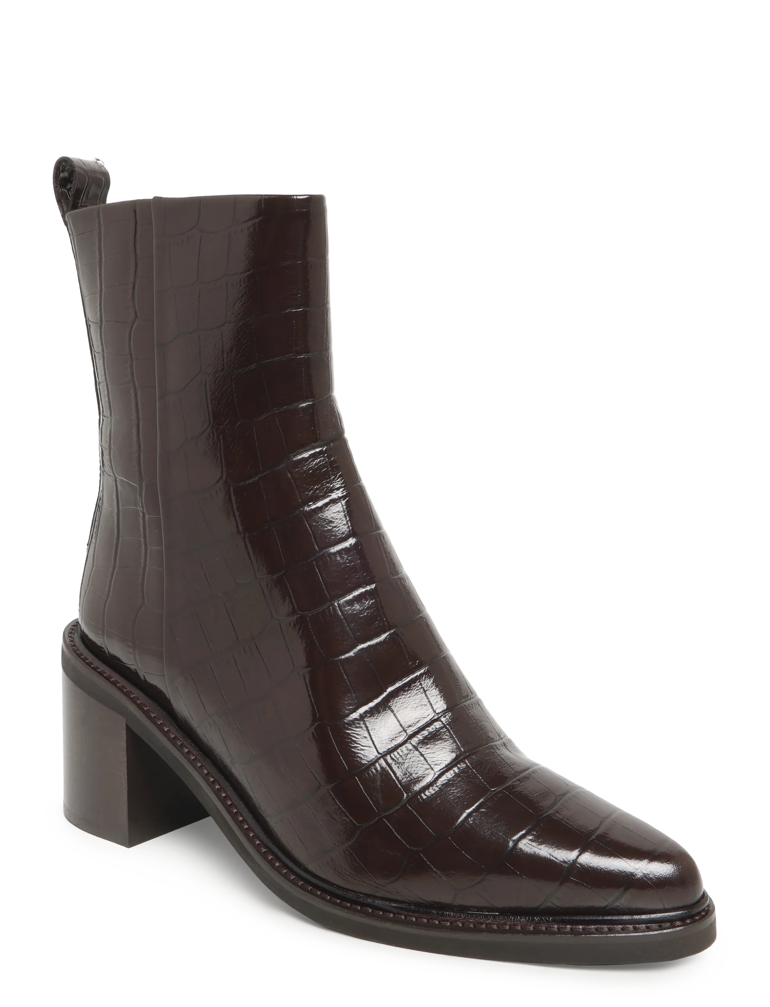 Billi Bi Booties - Stiefel - BROWN MONTERREY CROCO / brown