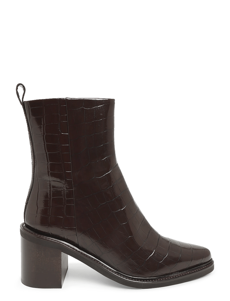 Billi Bi - Booties - stiefeletten mit absatz - brown monterrey croco - 2