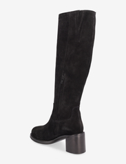 Billi Bi - Long Boots - pitkävartiset saappaat - black suede - 2