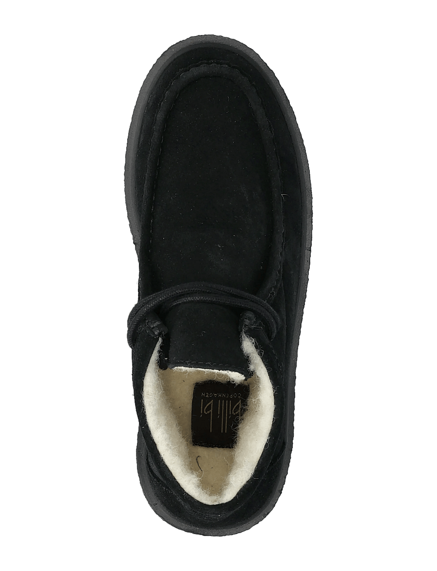 Billi Bi - Warm lining - geschnürte stiefel - black babysilk suede - 3