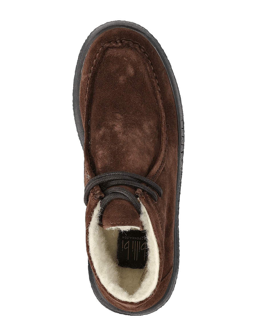 Billi Bi - Warm lining - geschnürte stiefel - chocolate brown suede - 3