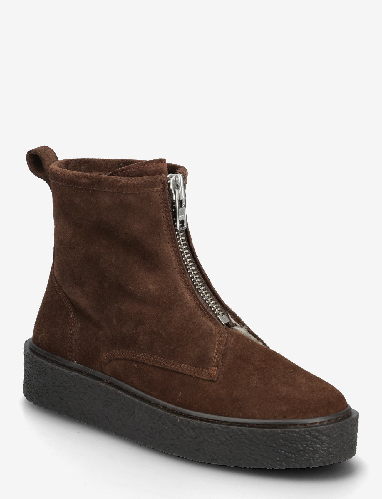 Billi Bi - Warm lining - madalad poolsaapad - chocolate brown suede - 0