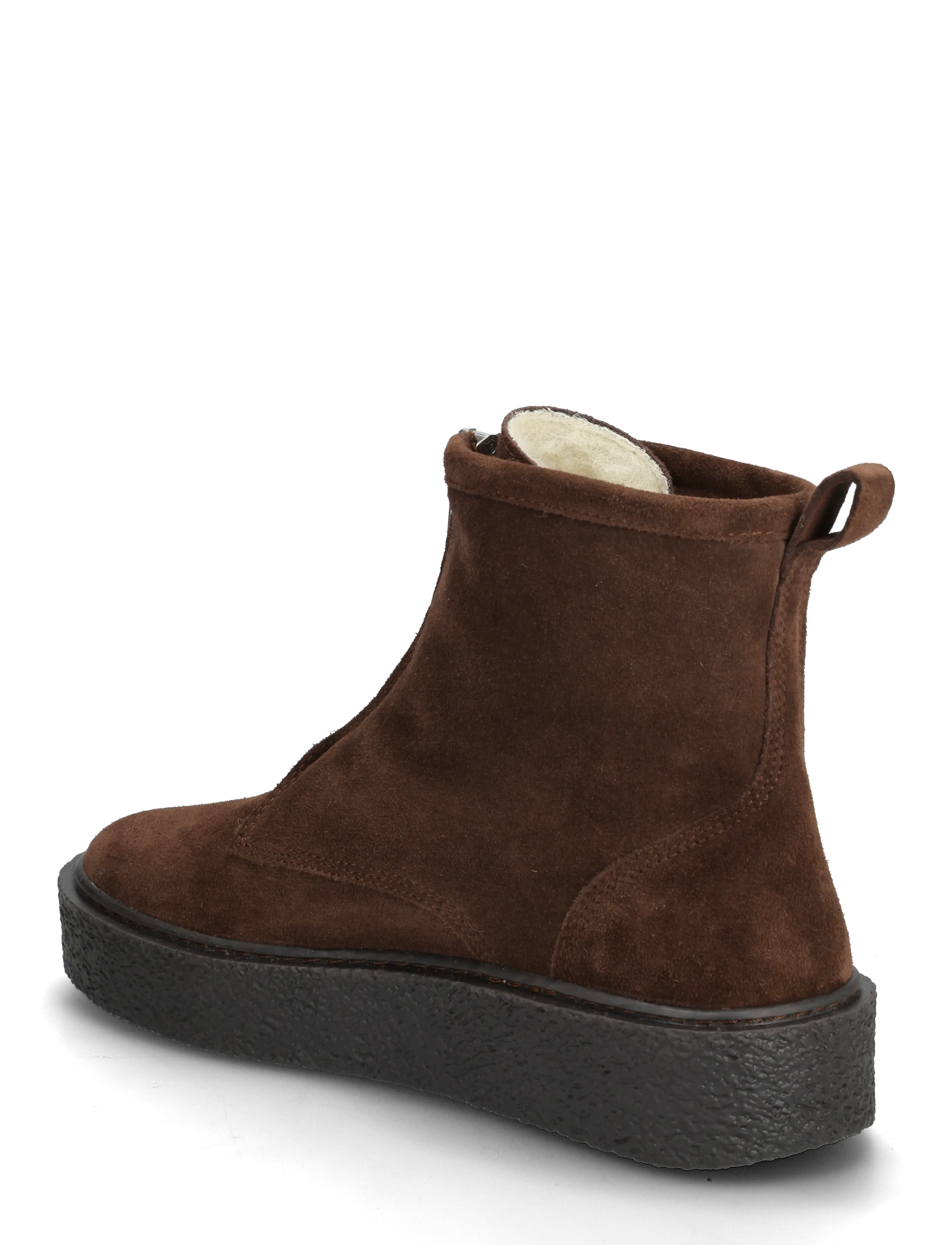 Billi Bi - Warm lining - flat ankle boots - chocolate brown suede - 2