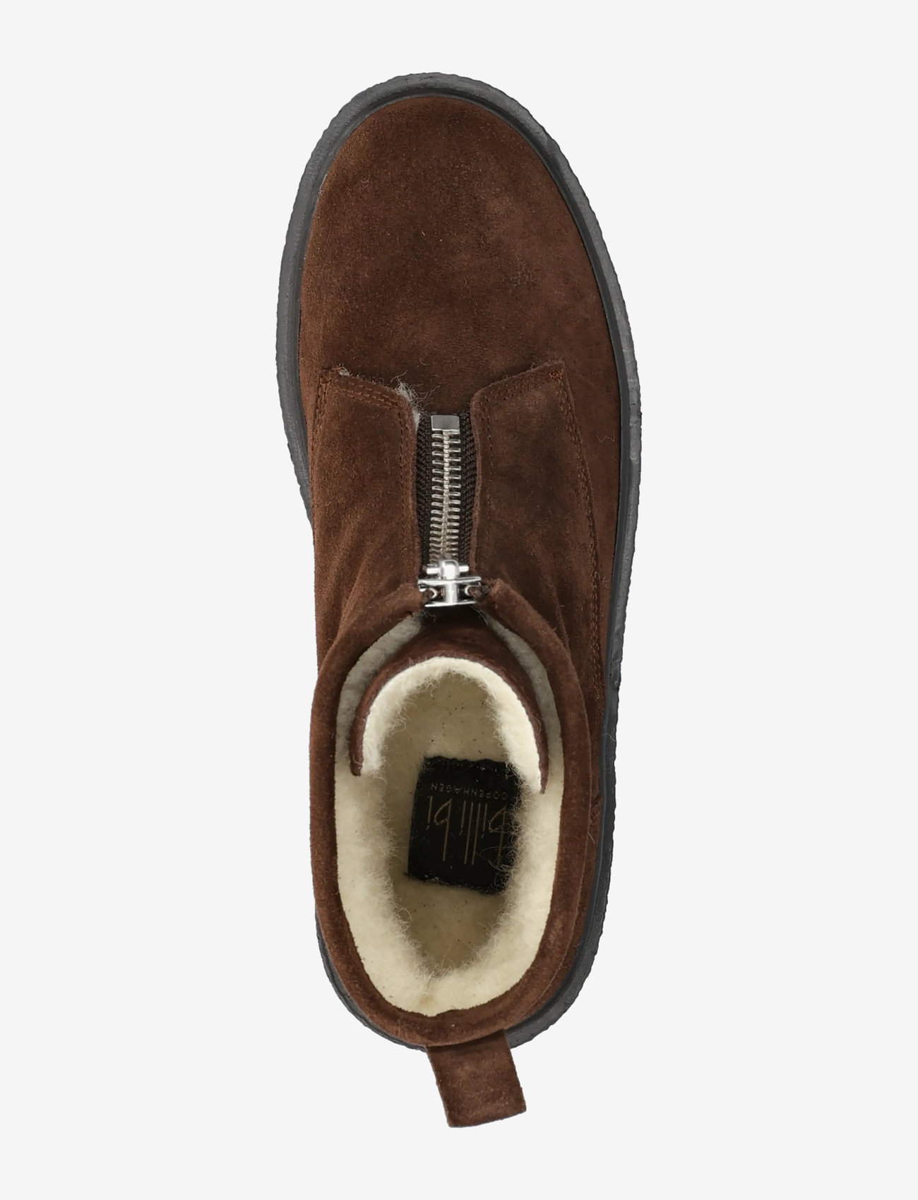 Billi Bi - Warm lining - madalad poolsaapad - chocolate brown suede - 3