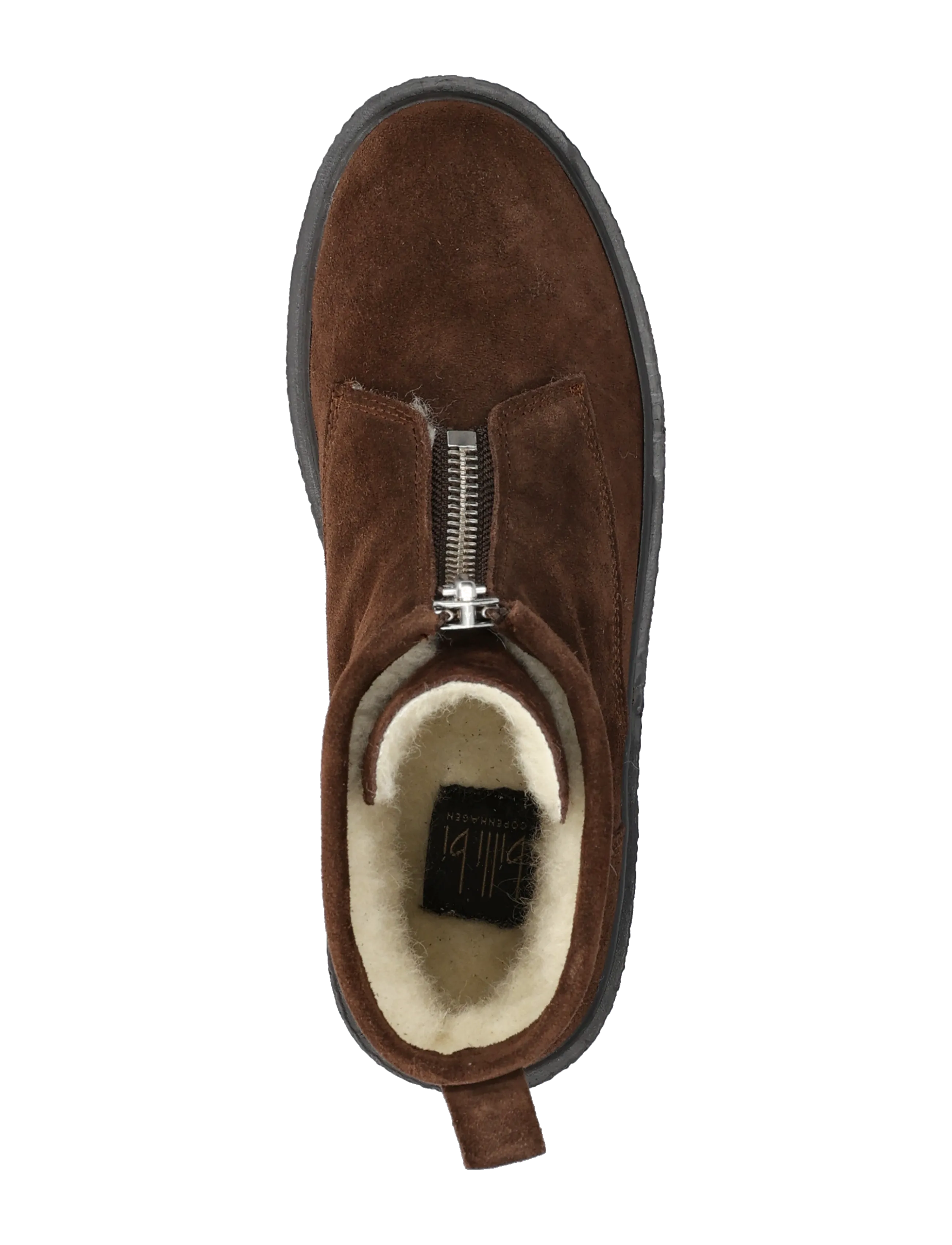 Billi Bi - Warm lining - flat ankle boots - chocolate brown suede - 3