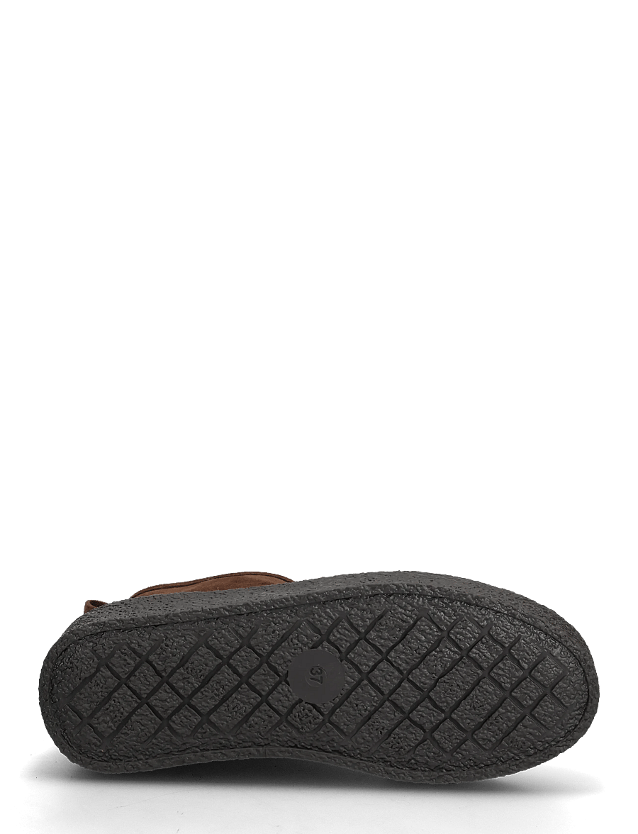 Billi Bi - Warm lining - flade ankelstøvler - chocolate brown suede - 4