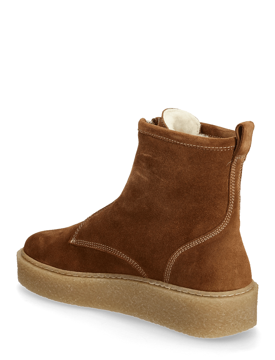Billi Bi - Warm lining - flache stiefeletten - cognac suede - 2
