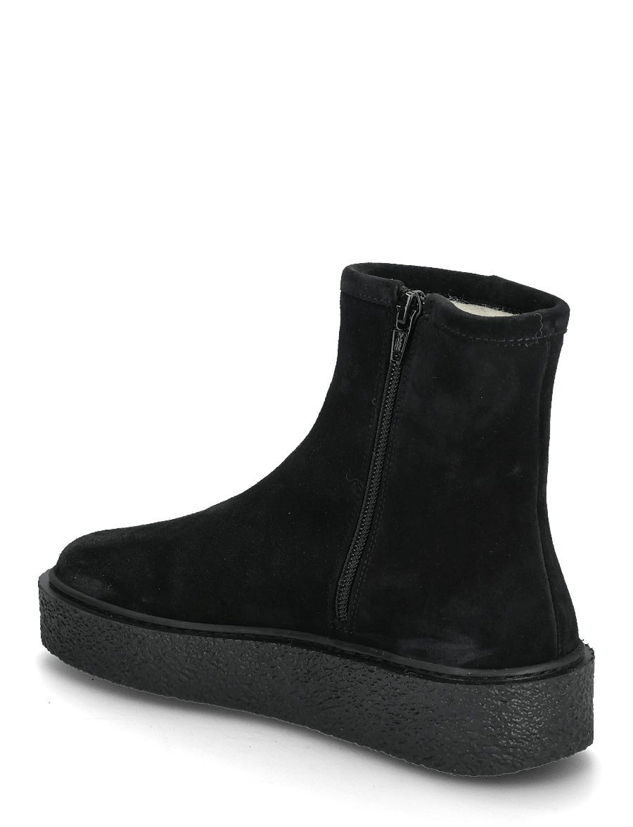 Billi Bi - Warm lining - flache stiefeletten - black babysilk suede - 2