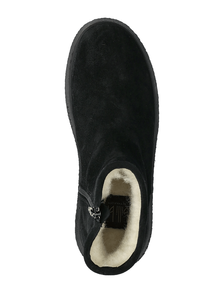 Billi Bi - Warm lining - flache stiefeletten - black babysilk suede - 3