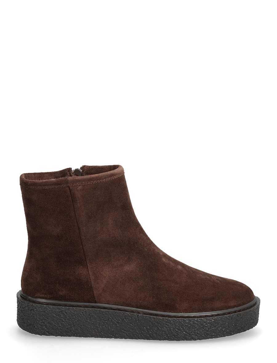 Billi Bi - Warm lining - płaskie botki - chocolate brown suede - 1