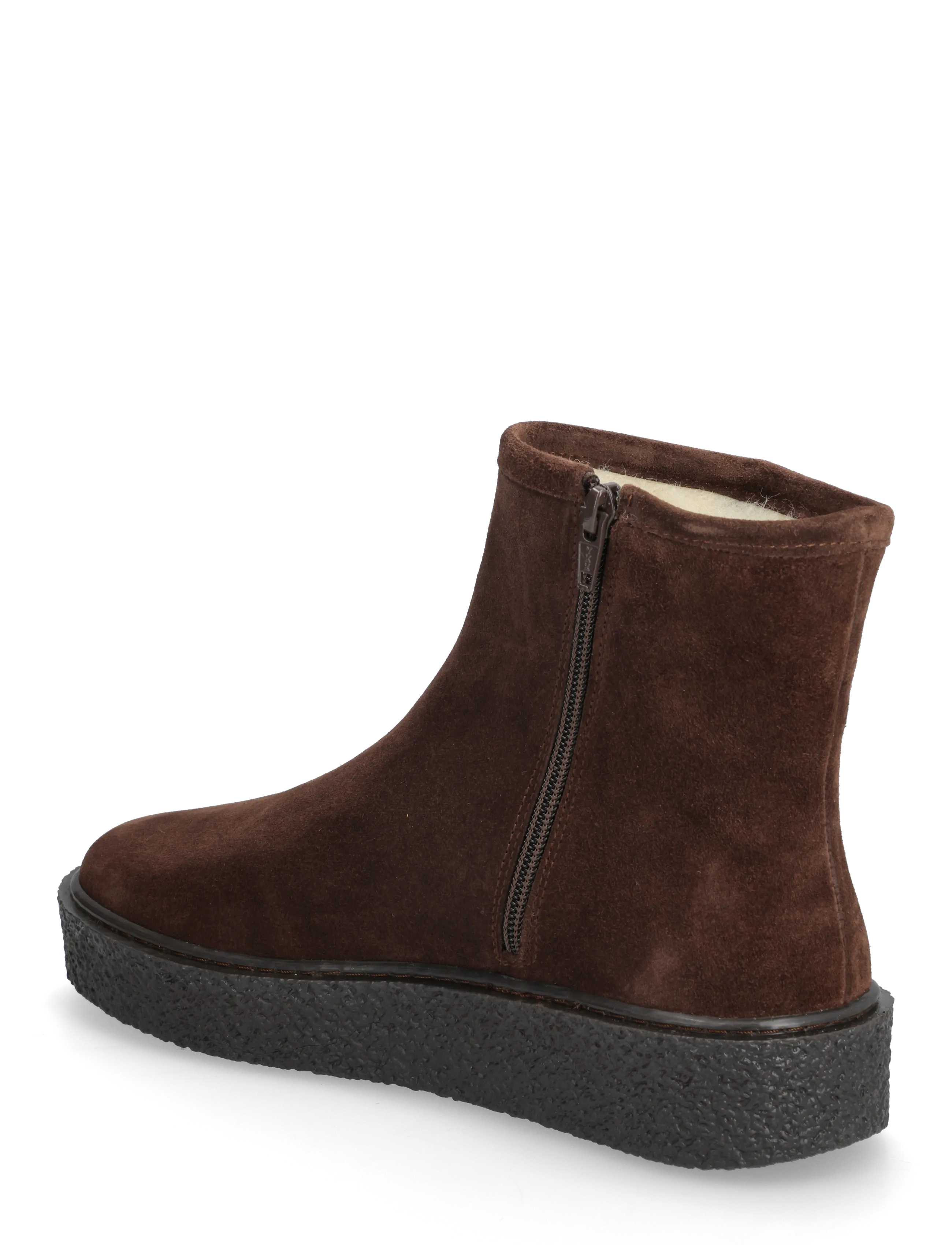 Billi Bi - Warm lining - flat ankle boots - chocolate brown suede - 2