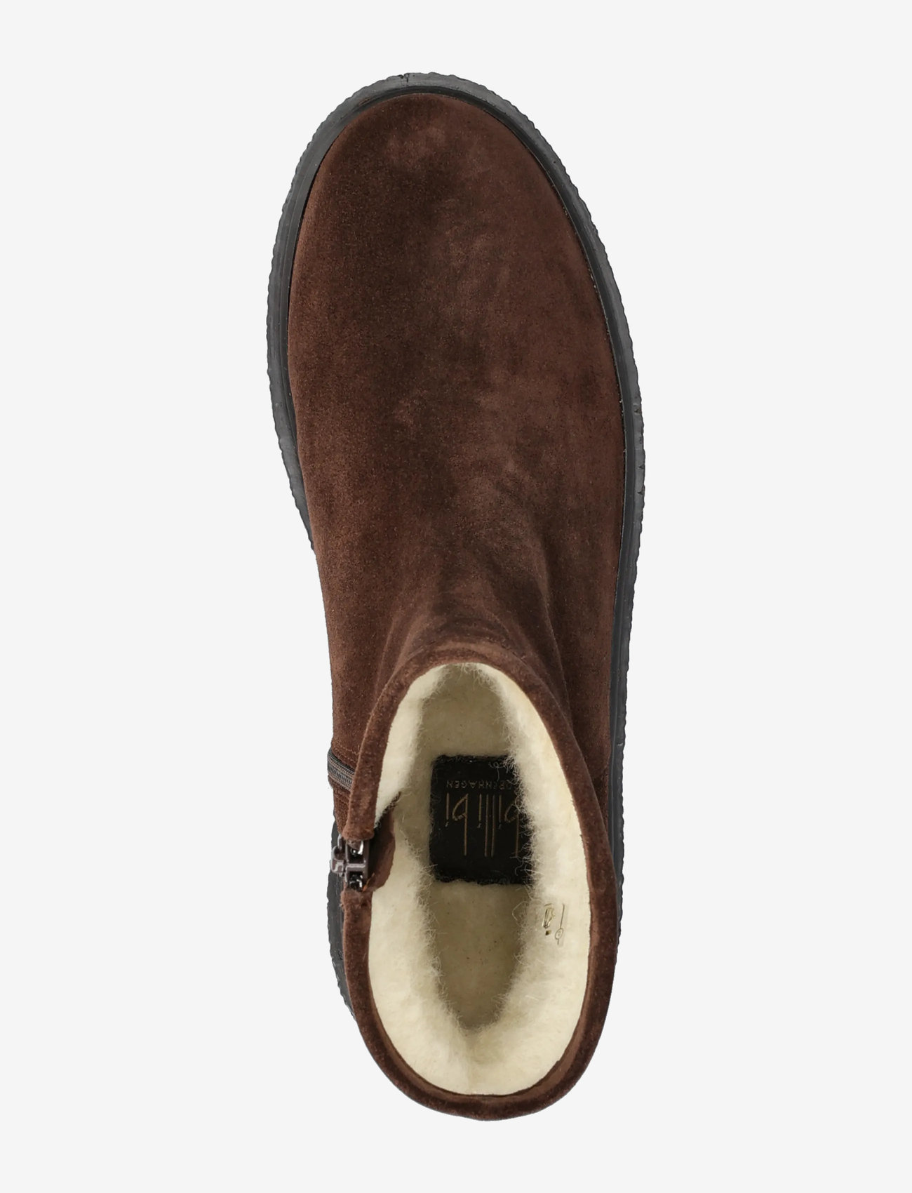 Billi Bi - Warm lining - flade ankelstøvler - chocolate brown suede - 3
