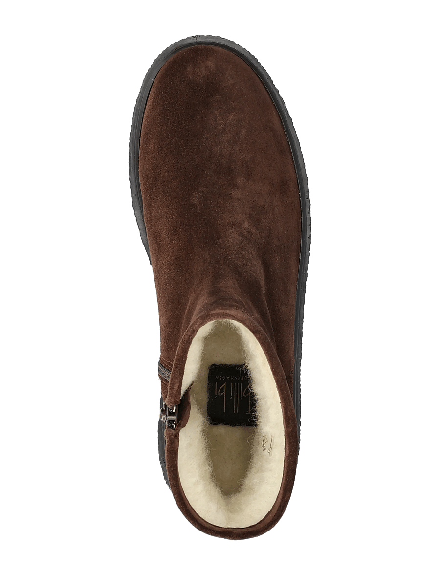 Billi Bi - Warm lining - płaskie botki - chocolate brown suede - 3