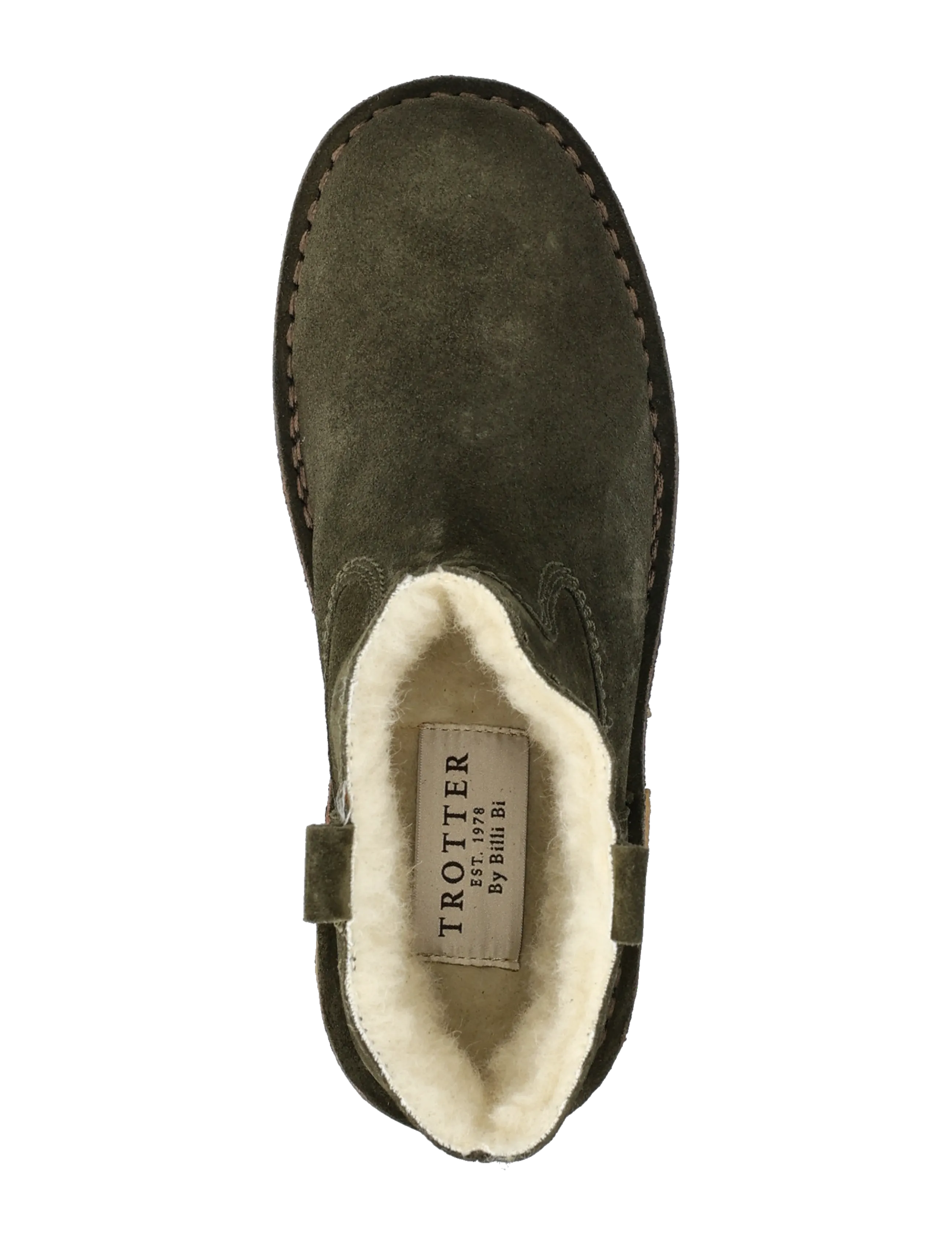 Billi Bi - Trotter - płaskie botki - dark olive  suede - 3