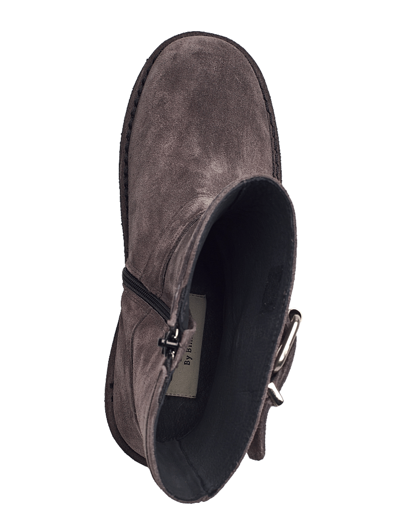 Billi Bi - Trotter - madalad poolsaapad - dark grey suede - 3
