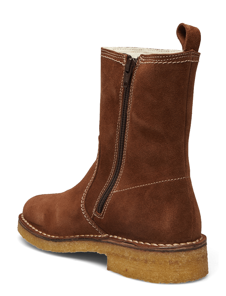 Billi Bi - Warm lining - talvesaapad - brown suede - 2