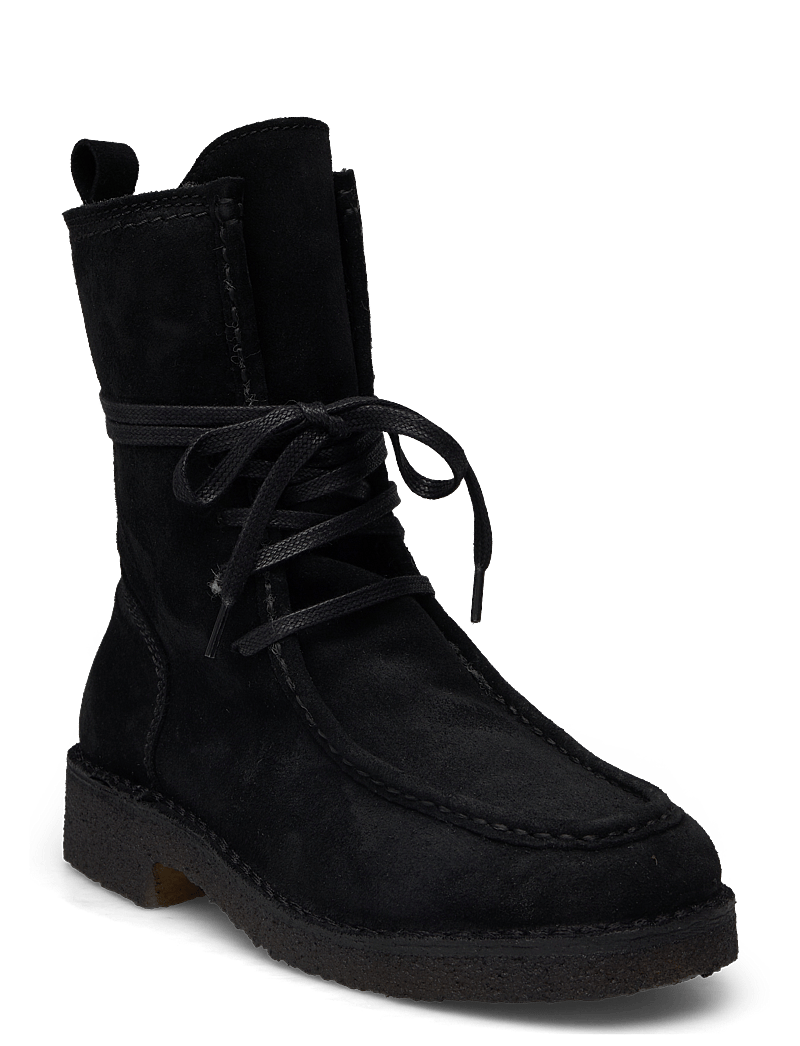 Billi Bi - Trotter - geschnürte stiefel - black suede/black sole - 0