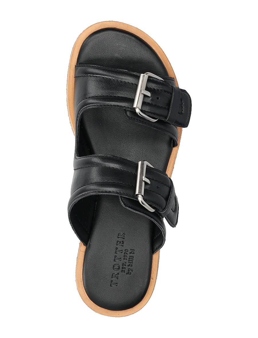 Billi Bi - Trotter - flache sandalen - black calf - 3