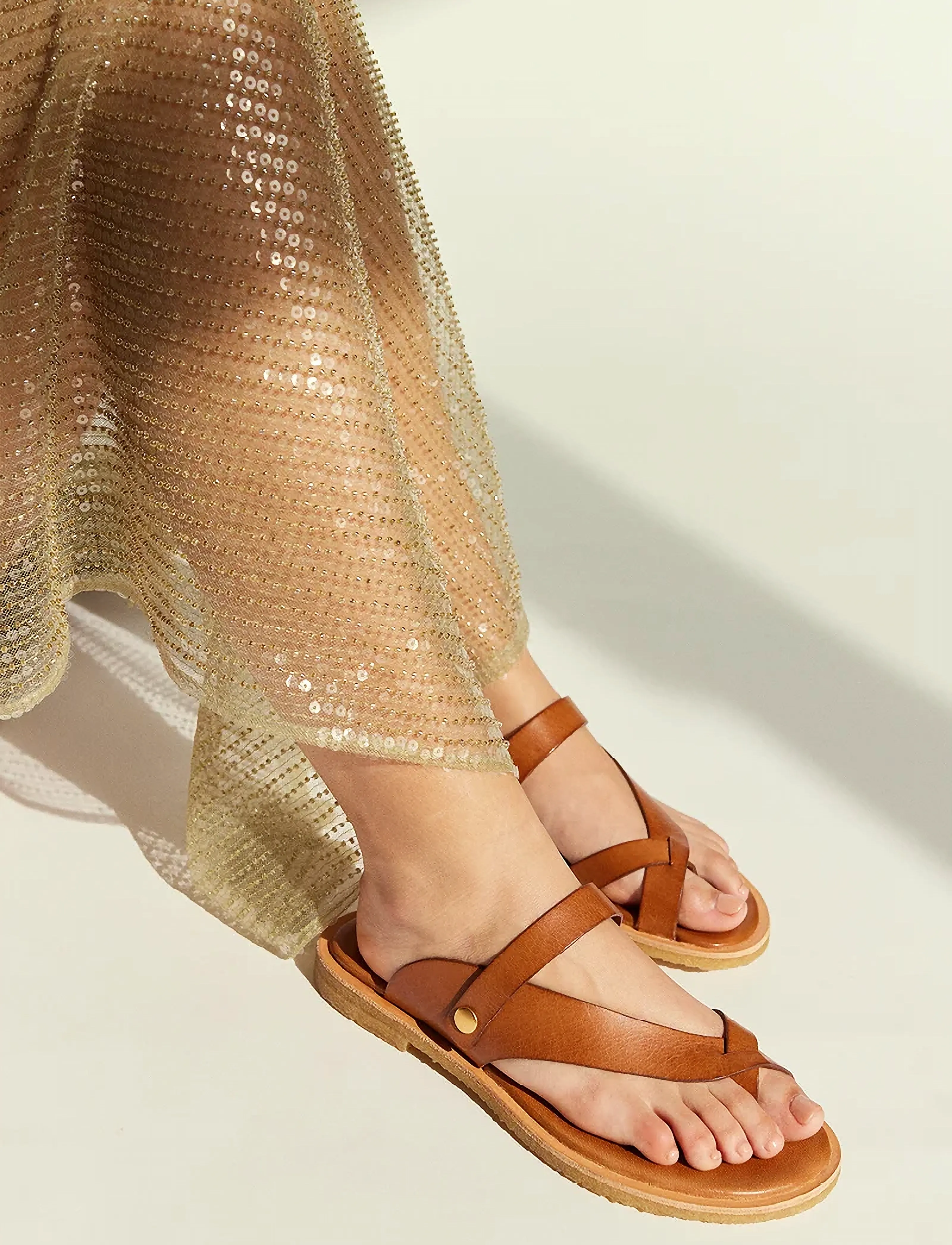 Billi Bi Sandals, Kvinder, Tåstrop Sandaler, Brun, Str: 38