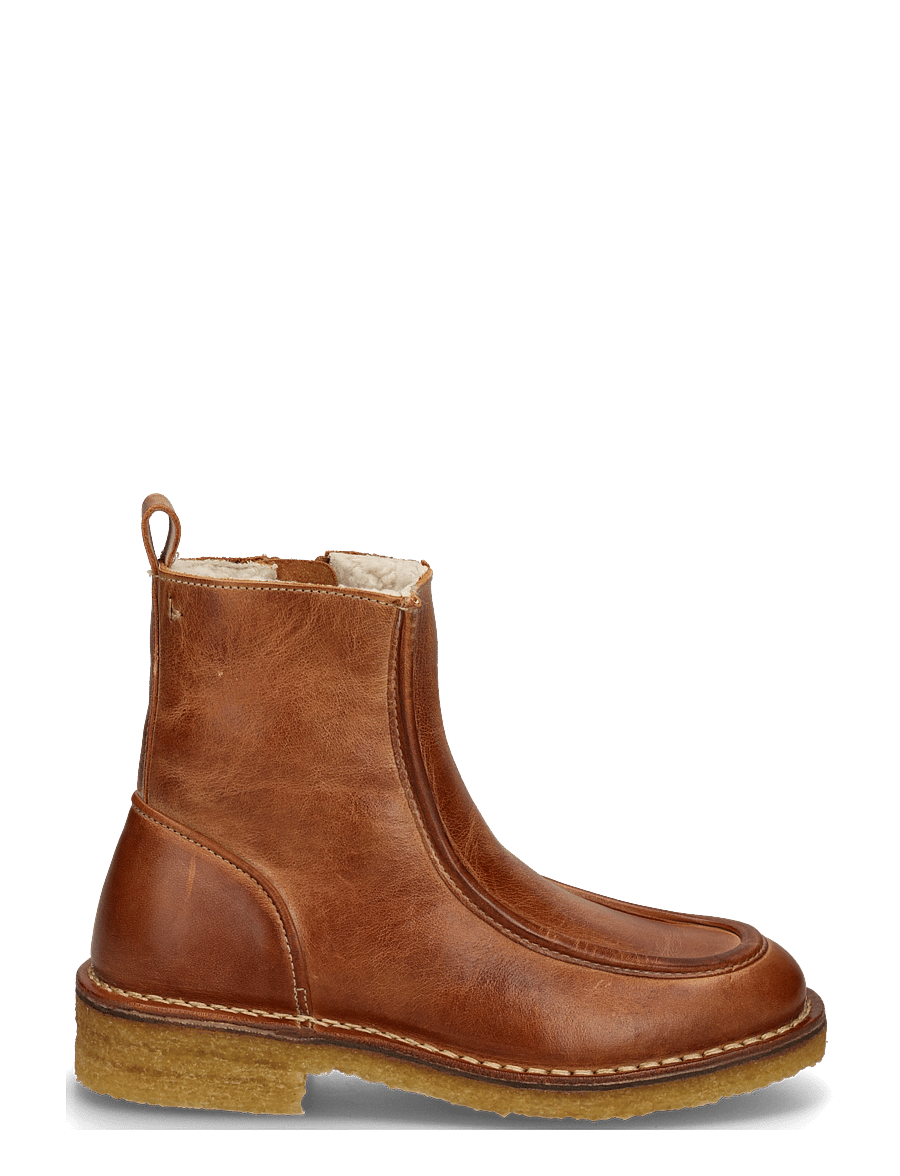 Billi Bi - Warm lining - flat ankle boots - camel west - 2