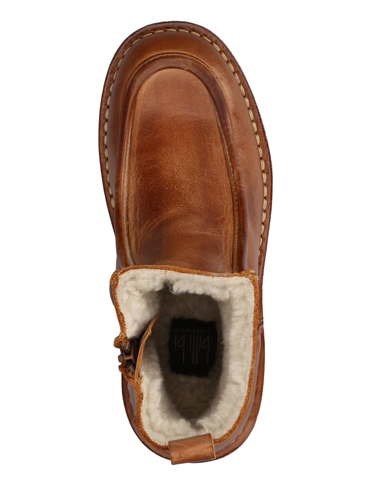 Billi Bi - Warm lining - platta ankelboots - camel west - 3