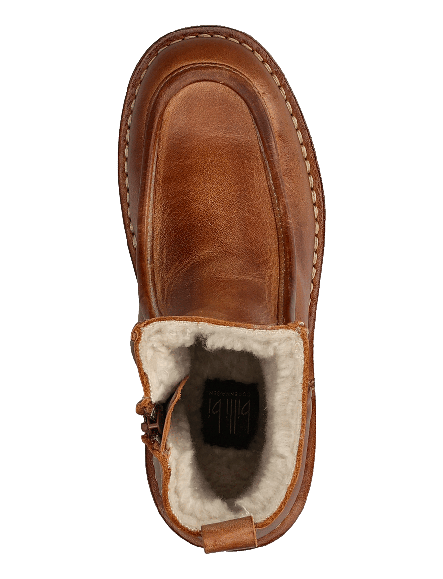 Billi Bi - Warm lining - flat ankle boots - camel west - 3