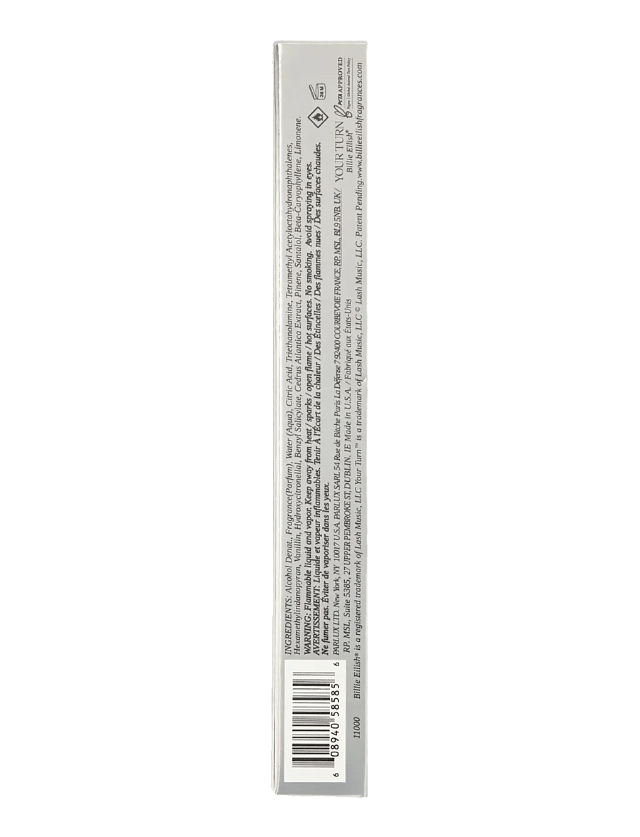 Billie Eilish - Your Turn EdP - til ham - clear - 3