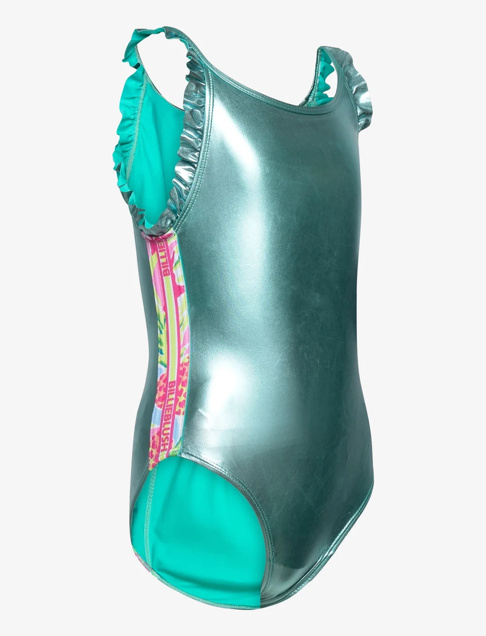 Metallic top swimming costume