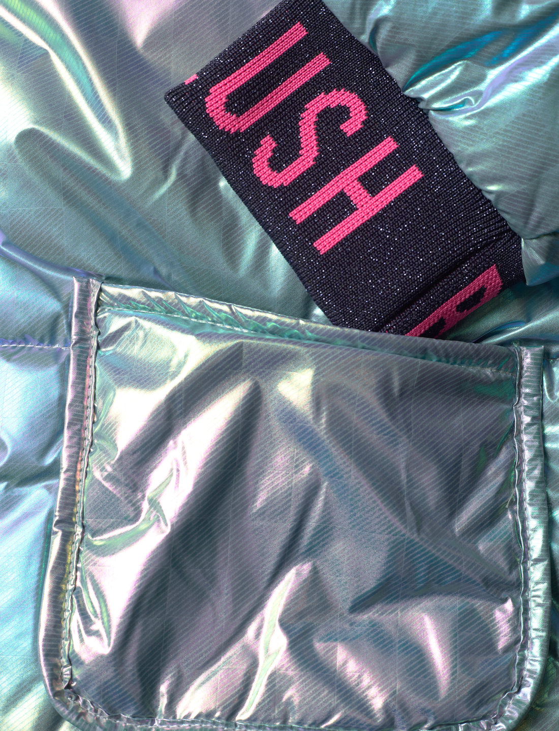 Victoria's secret 2025 pink holographic jacket