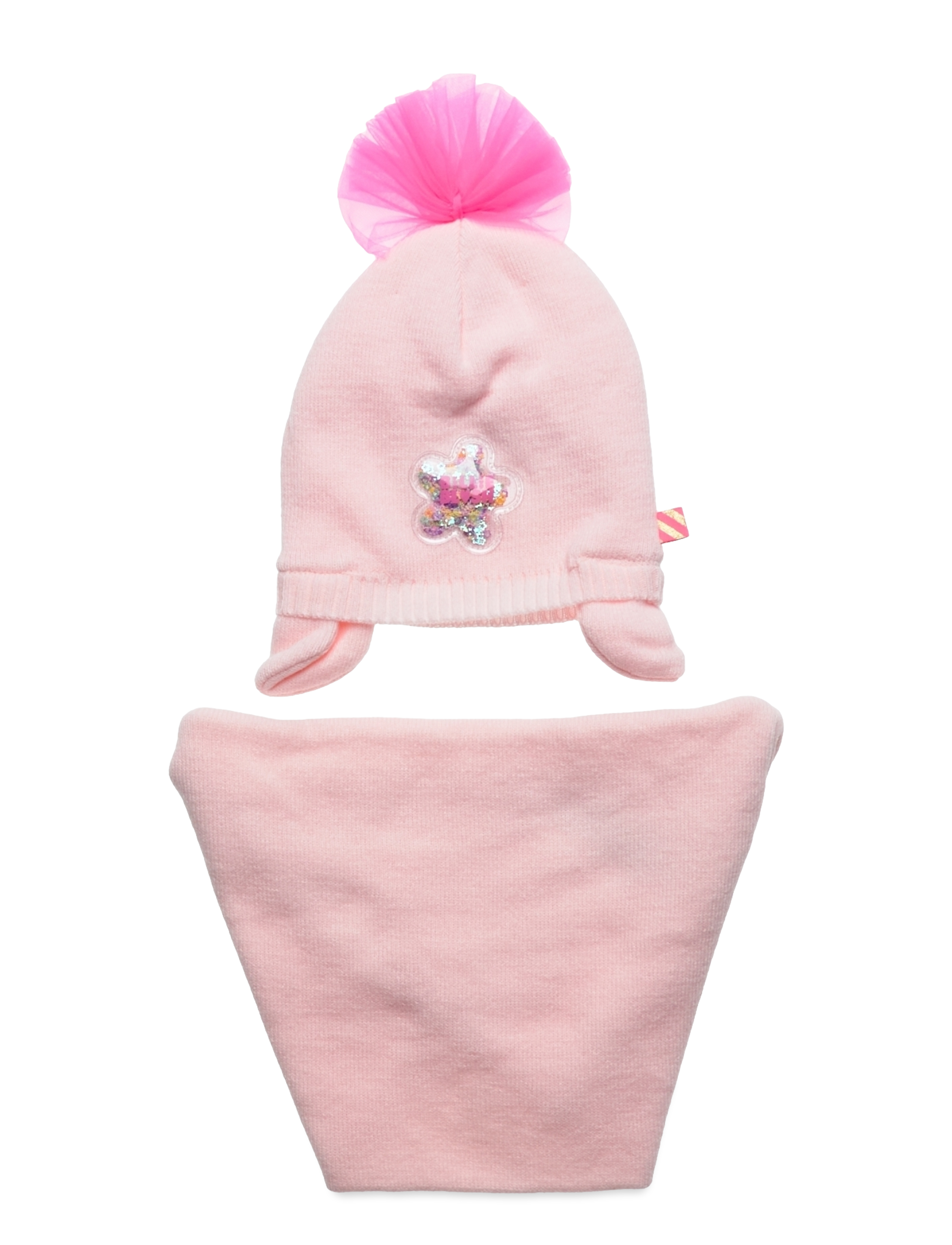 BILLIEBLUSH Pull On Hat+Snood Pink - 92-98 - Kinder