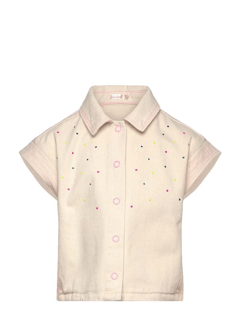 Billieblush - SLEEVELESS JACKET - västar - sand - 0