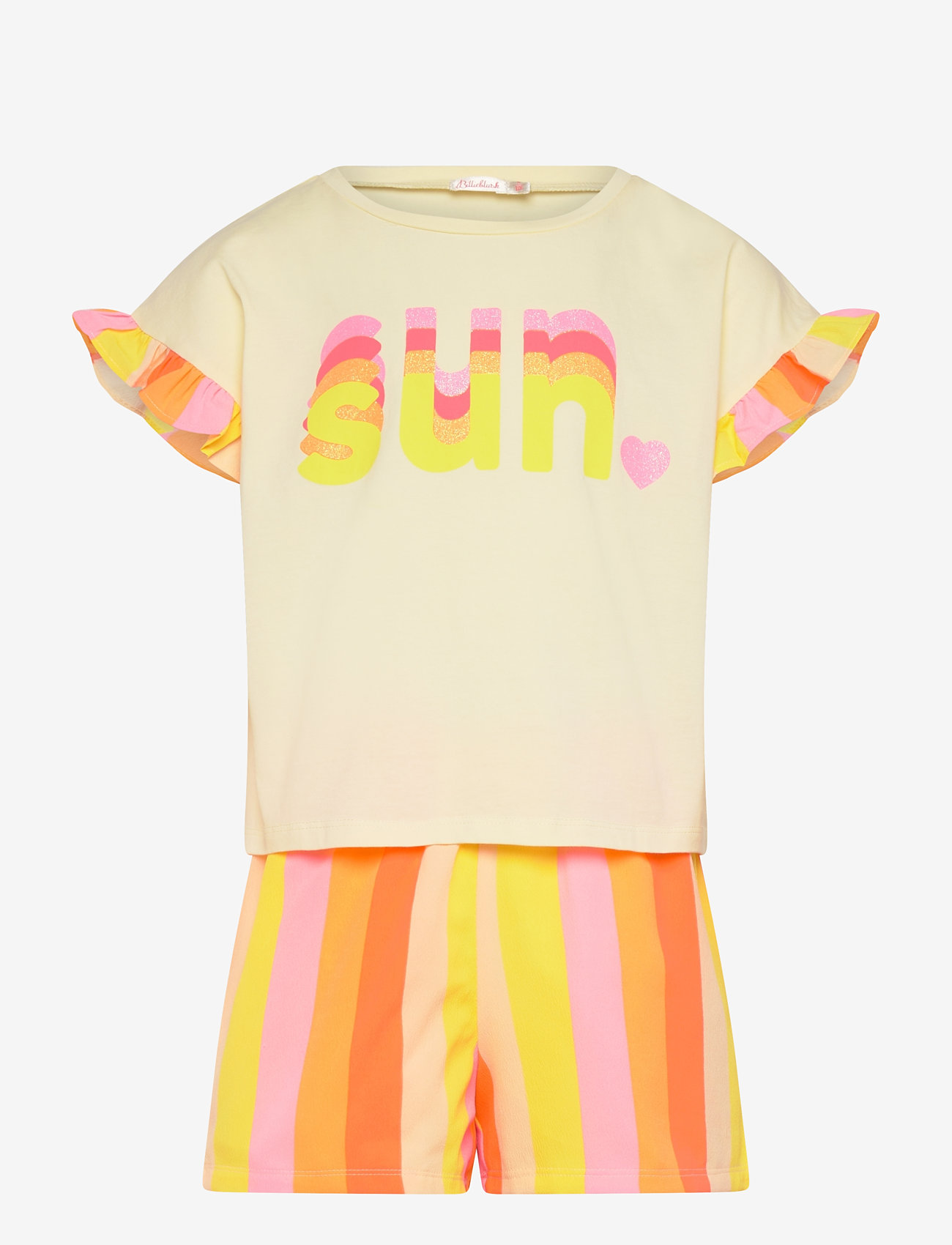 Billieblush - T-SHIRT+SHORTS - sets with short-sleeved t-shirt - yellow - 0