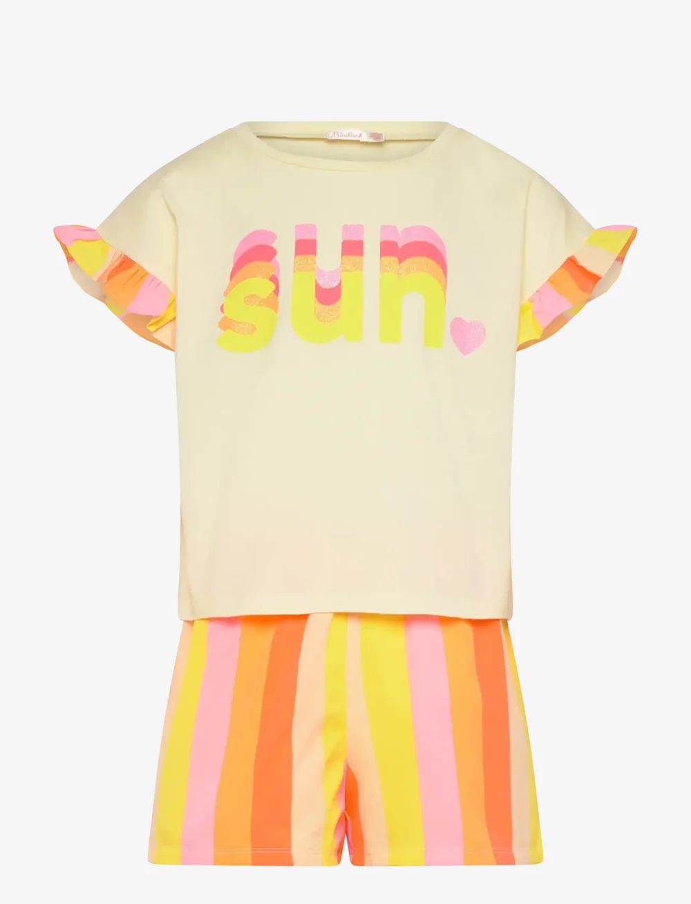 Billieblush - T-SHIRT+SHORTS - sæt med kortærmet t-shirt - yellow - 0