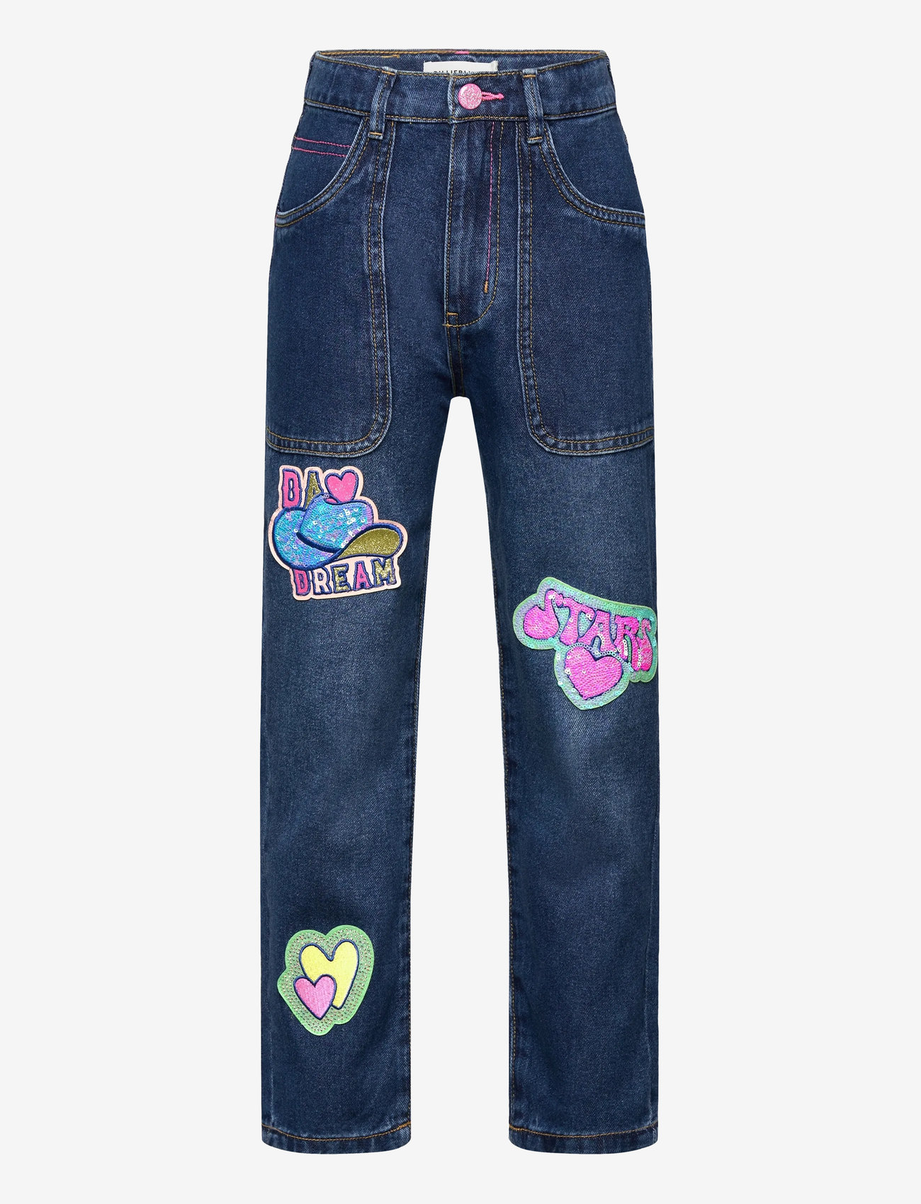 Billieblush - DENIM TROUSERS - regular jeans - denim indigo blue - 0