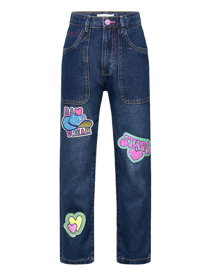 Billieblush - DENIM TROUSERS - regular jeans - denim indigo blue - 0