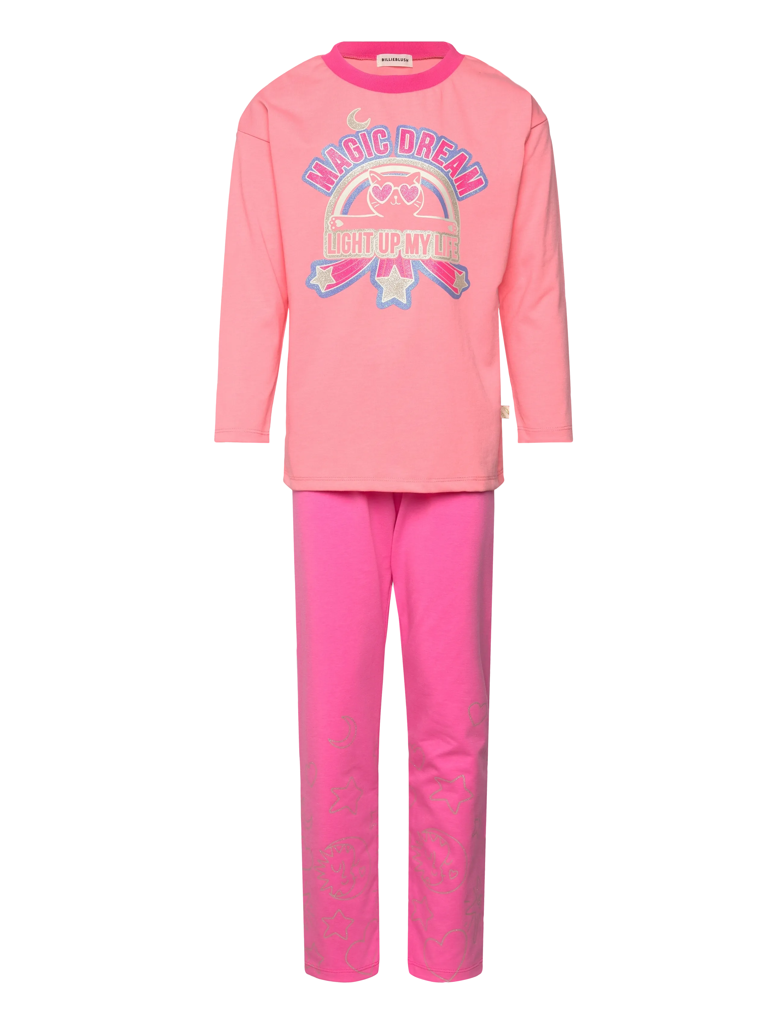 Billieblush Pyjamas, 102, Pink, Sæt > Sæt Med Langærmet T-Shirt, Børn