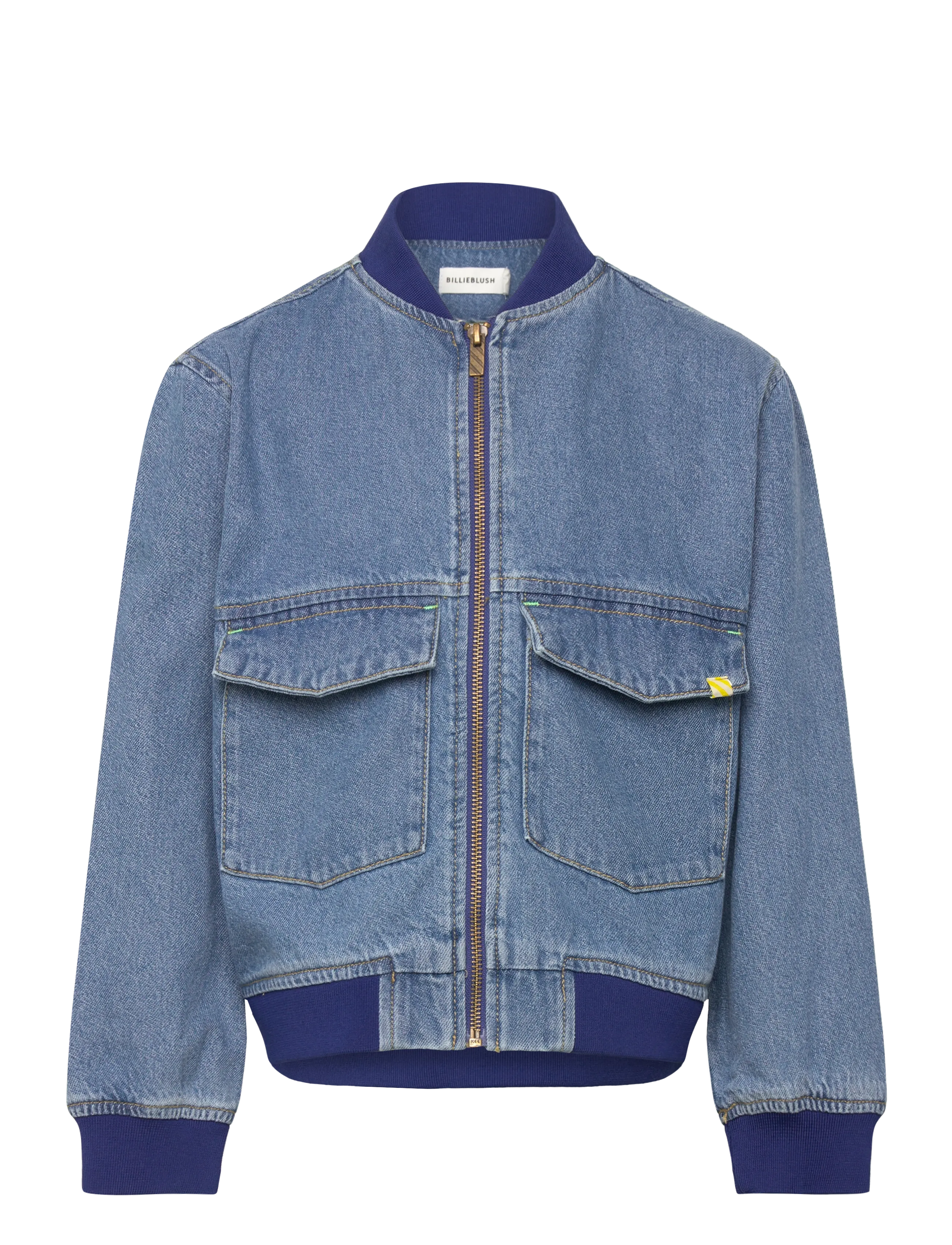 Billieblush Denim Jacket, 110, Blue, Jakker Og Frakker > Denim Og Fløjl, Børn