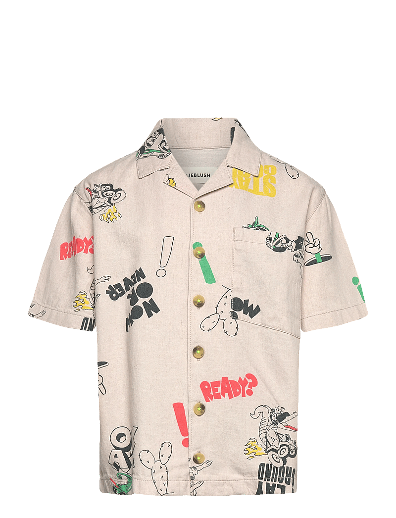 Billieblush - SHORT SLEEVE SHIRT - kurzärmlige hemden - ivory - 0