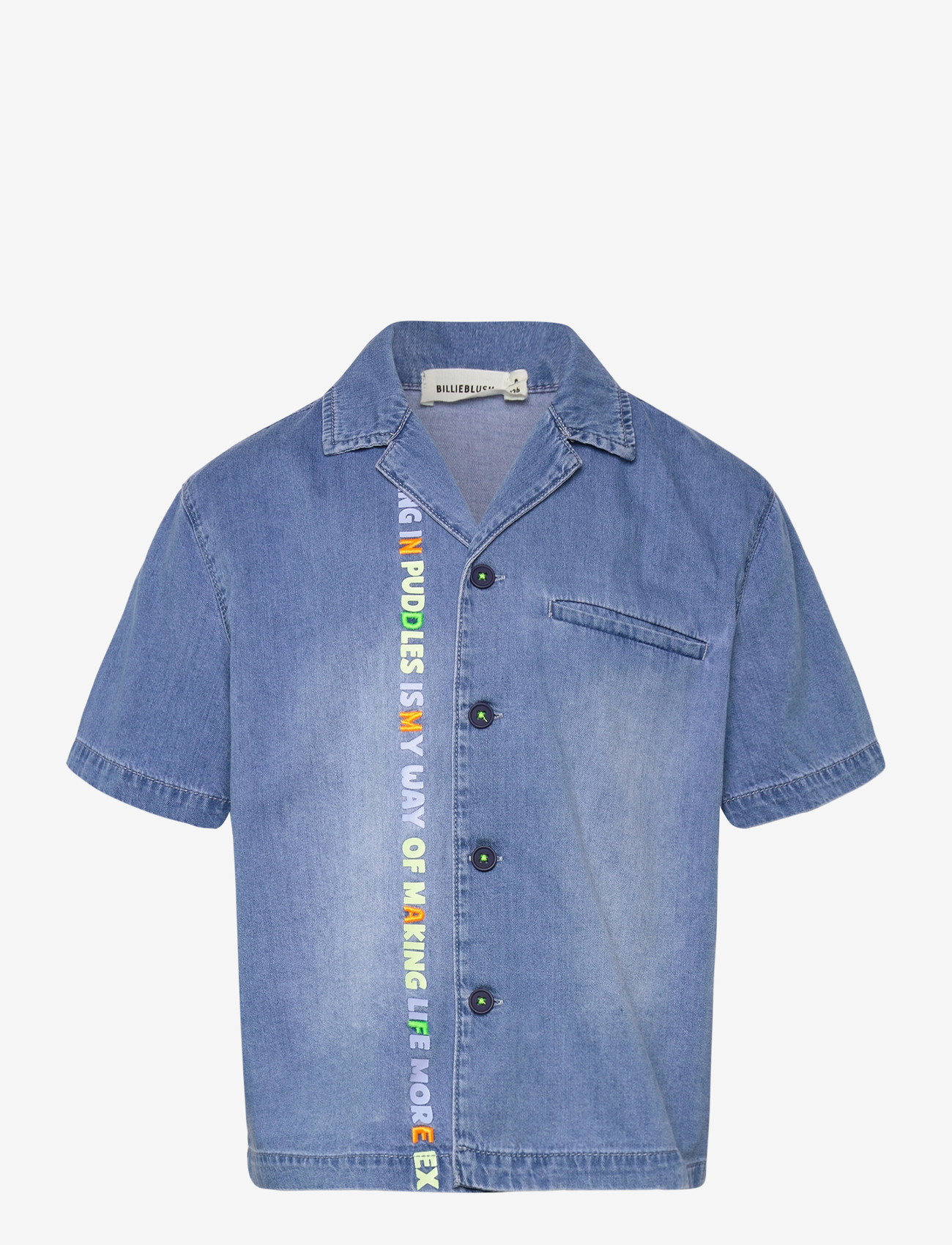 Billieblush - SHORT SLEEVE SHIRT - short-sleeved shirts - double stone+bleach - 0