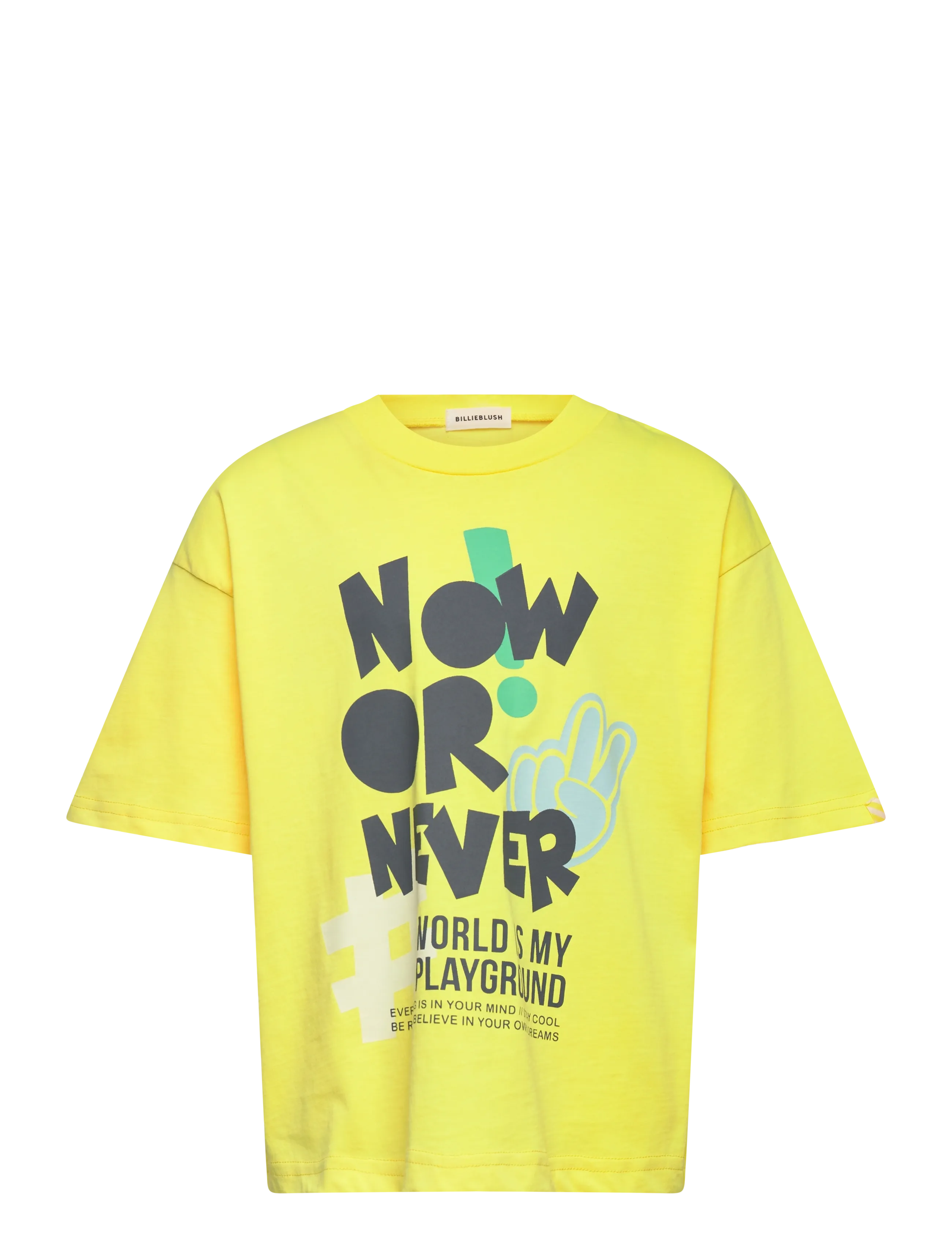 Billieblush Short Sleeves Tee-Shirt, 140, Yellow, T-Shirts > Kortærmede, Børn