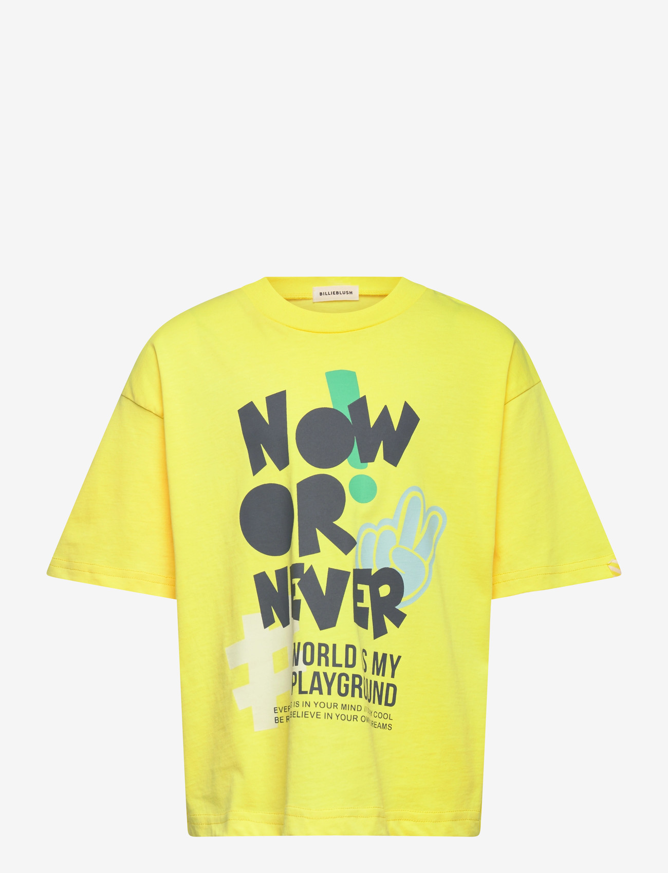 Billieblush - SHORT SLEEVES TEE-SHIRT - kurzärmelige - lemon - 0