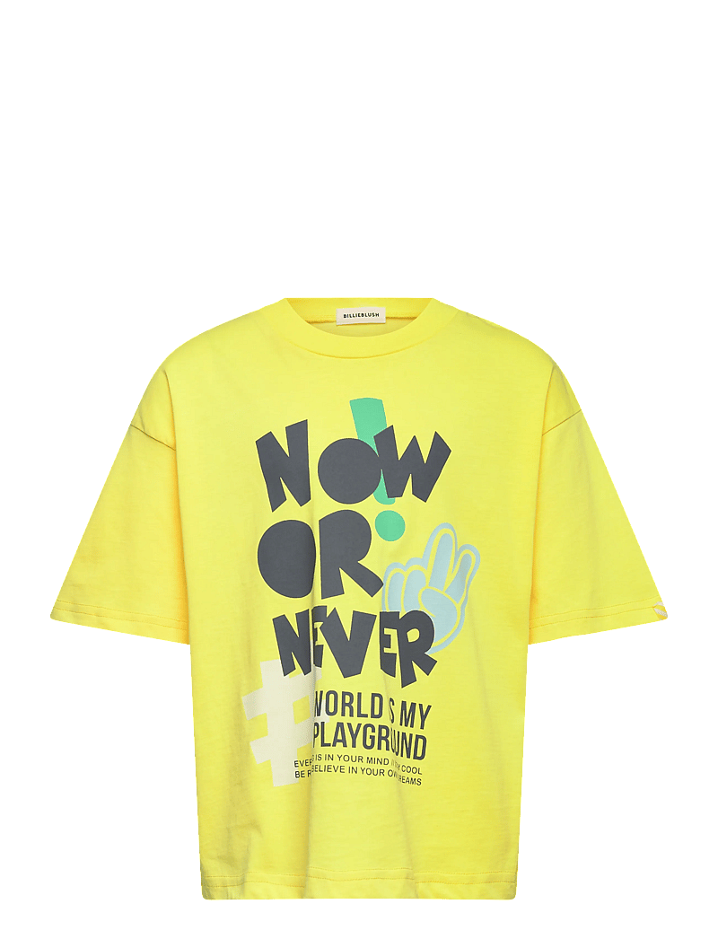 Billieblush - SHORT SLEEVES TEE-SHIRT - kurzärmelige - lemon - 0