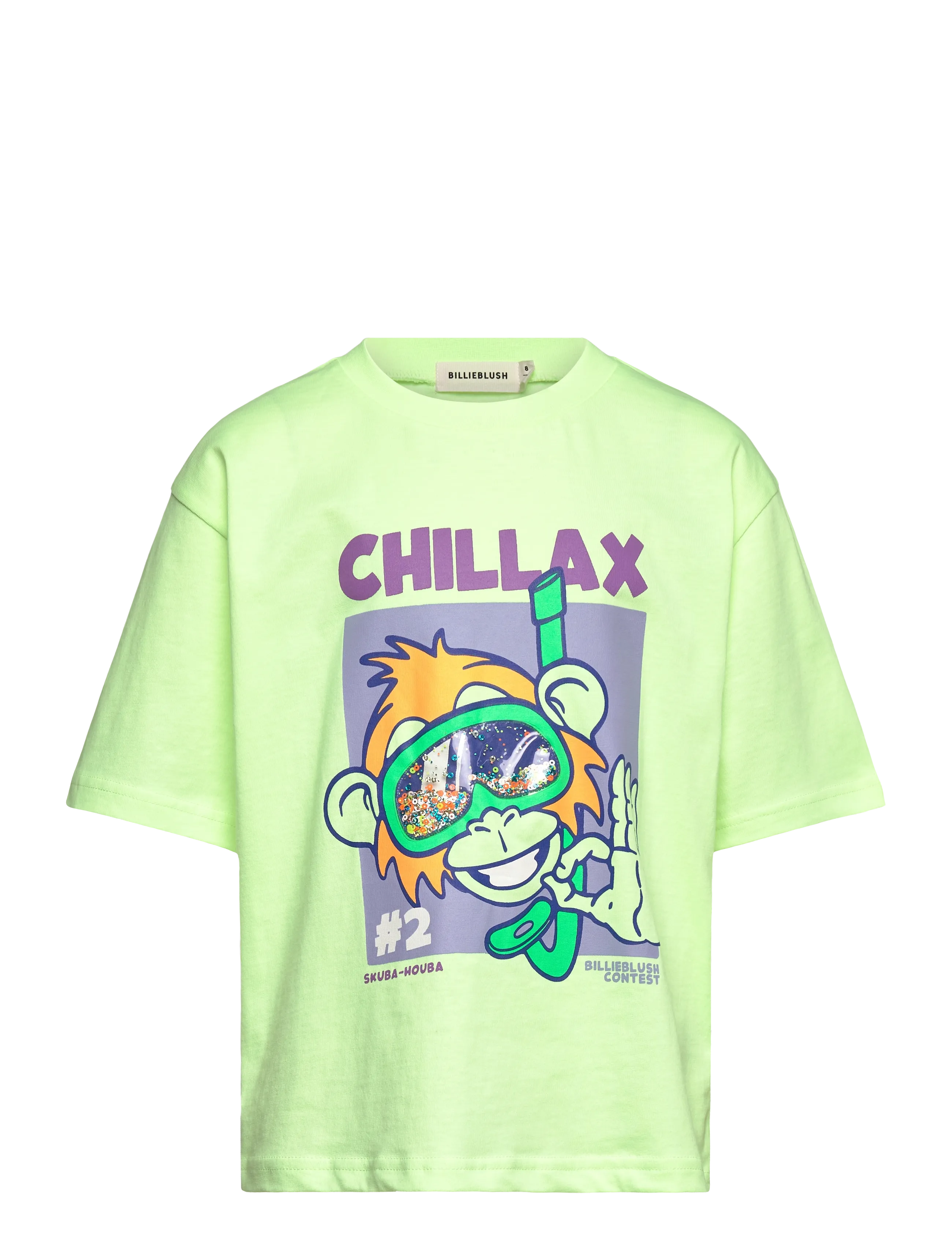 Billieblush Short Sleeves Tee-Shirt, 140, T-shirts, Grün - Short-sleeved, Kinder