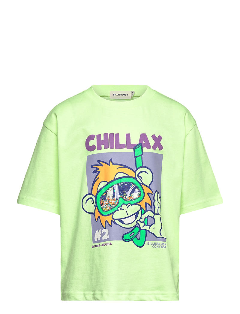 Billieblush - SHORT SLEEVES TEE-SHIRT - lühikeste varrukatega t-särgid - green lemon - 0