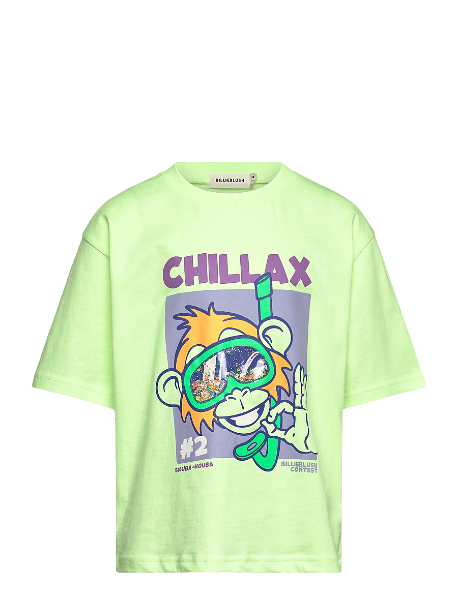 Billieblush - SHORT SLEEVES TEE-SHIRT - kortärmade t-shirts - green lemon - 0