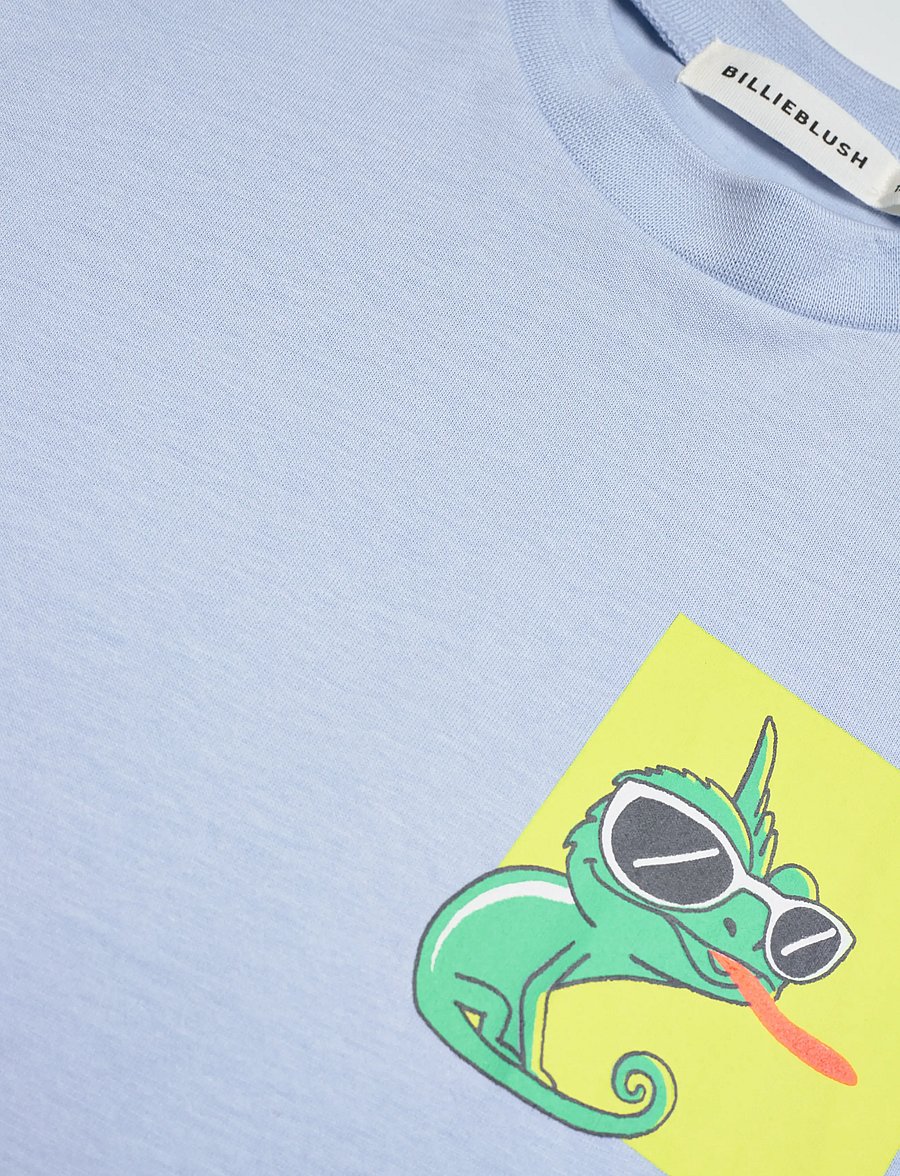 Billieblush - SHORT SLEEVES TEE-SHIRT - kurzärmelige - fjord - 2